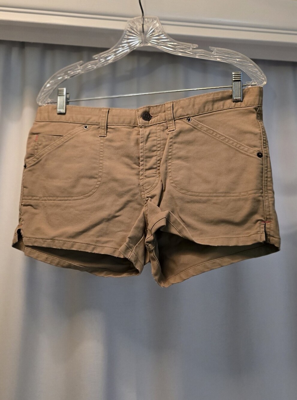 Abercrombie & Fitch Dark Khaki Chino Shorts